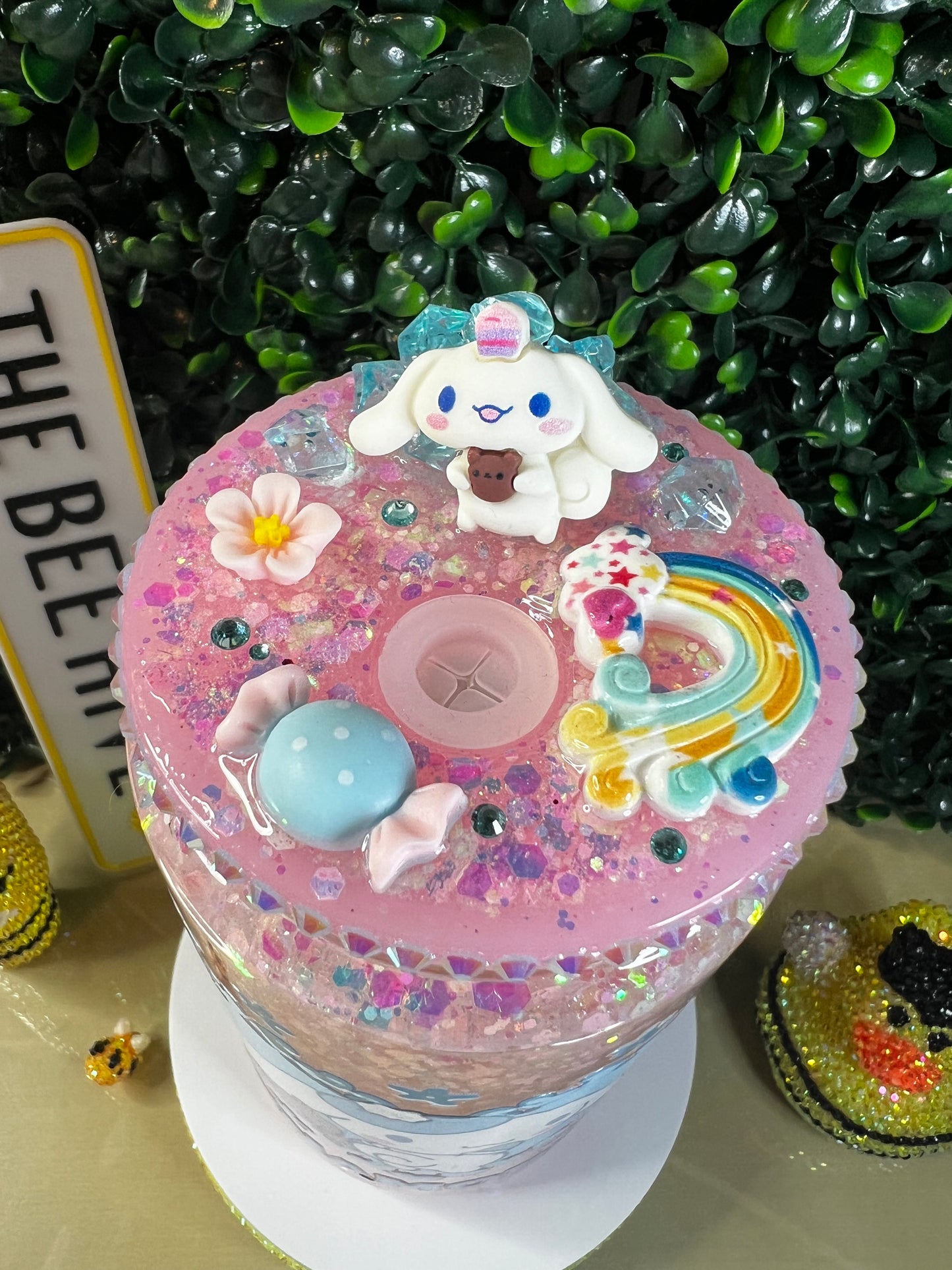 16oz Cinnamoroll Snowglobe Cup