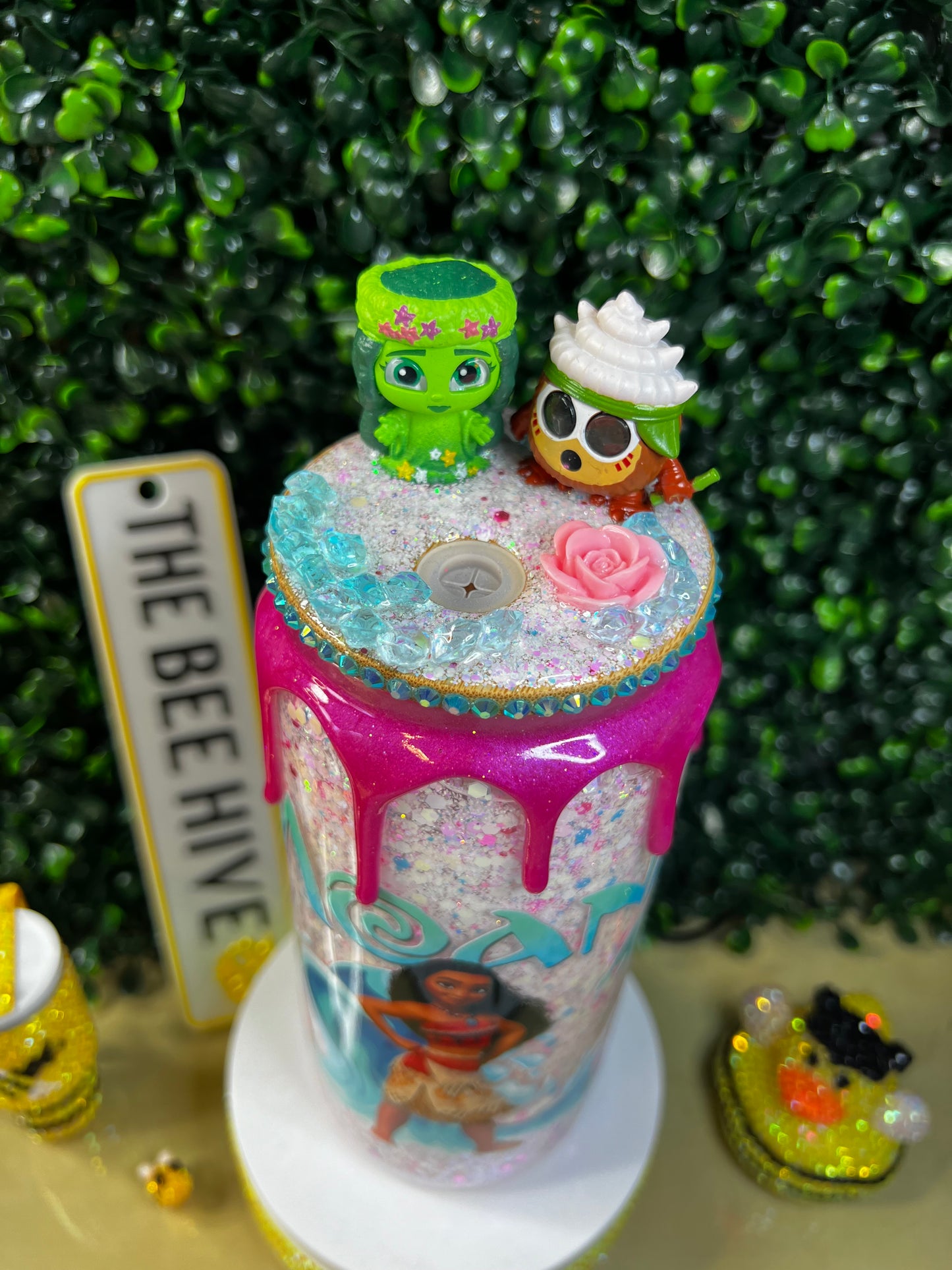 20oz Moana Snowglobe Cup