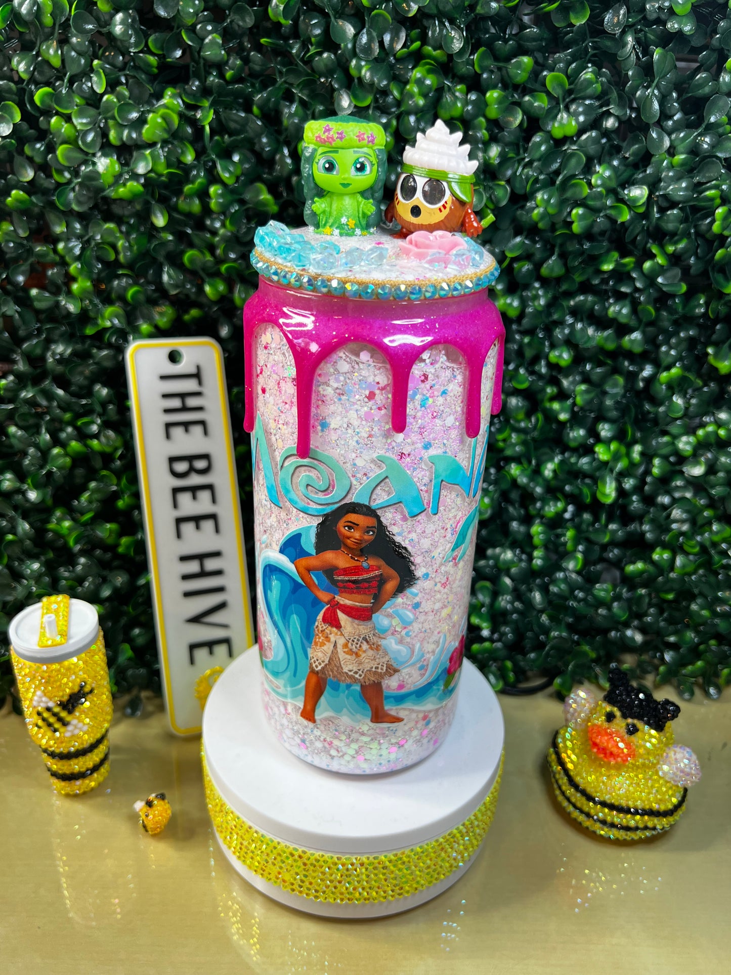 20oz Moana Snowglobe Cup