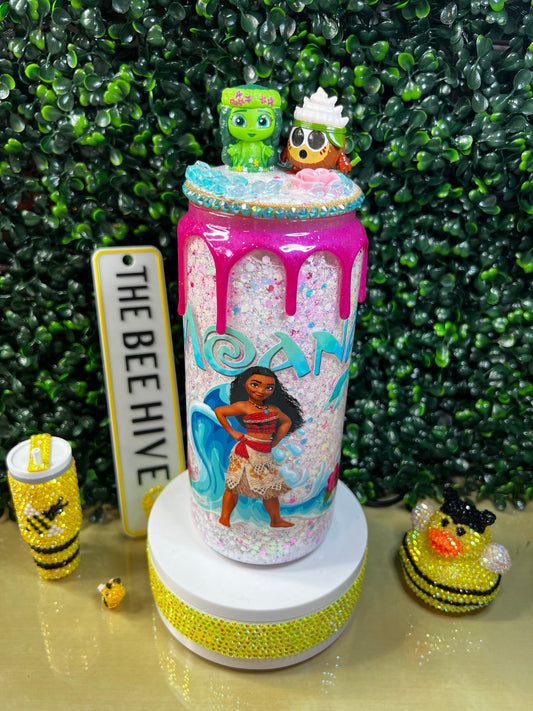20oz Moana Snowglobe Cup