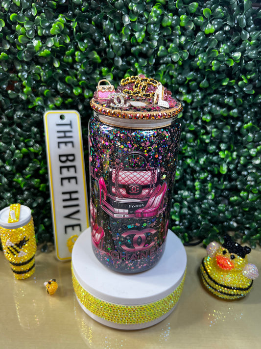 16oz CHANEL Snowglobe Cup