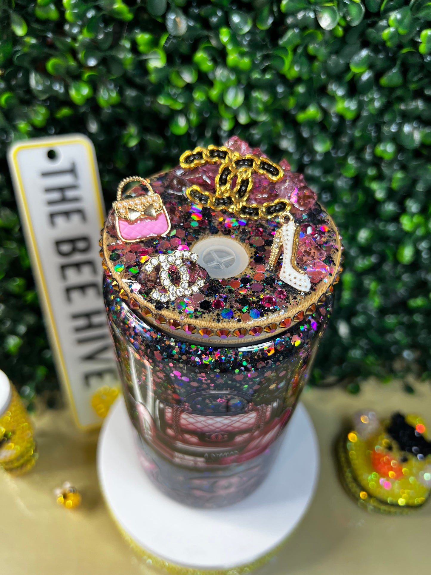 16oz CHANEL Snowglobe Cup