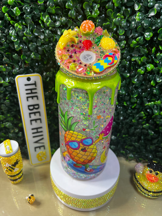 20oz Hello Summer Snowglobe Cup